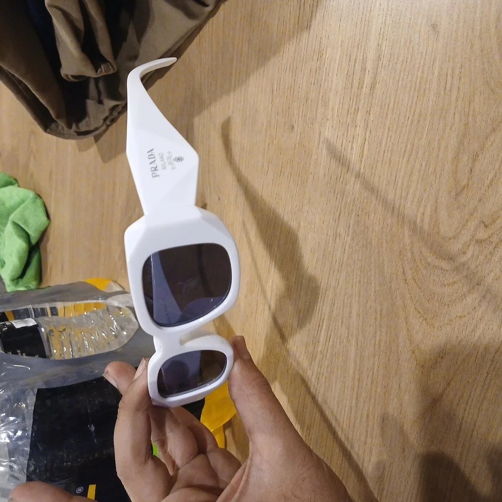 Prada White Designer Sunglasses